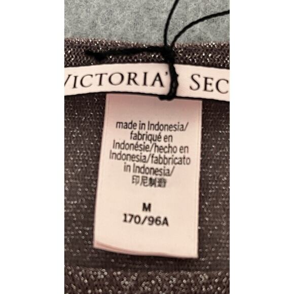 NWT Womens Top Mesh Sheer New Year Metallic Shimmer Long Sleeve Sexy Club Fairy - Picture 7 of 10